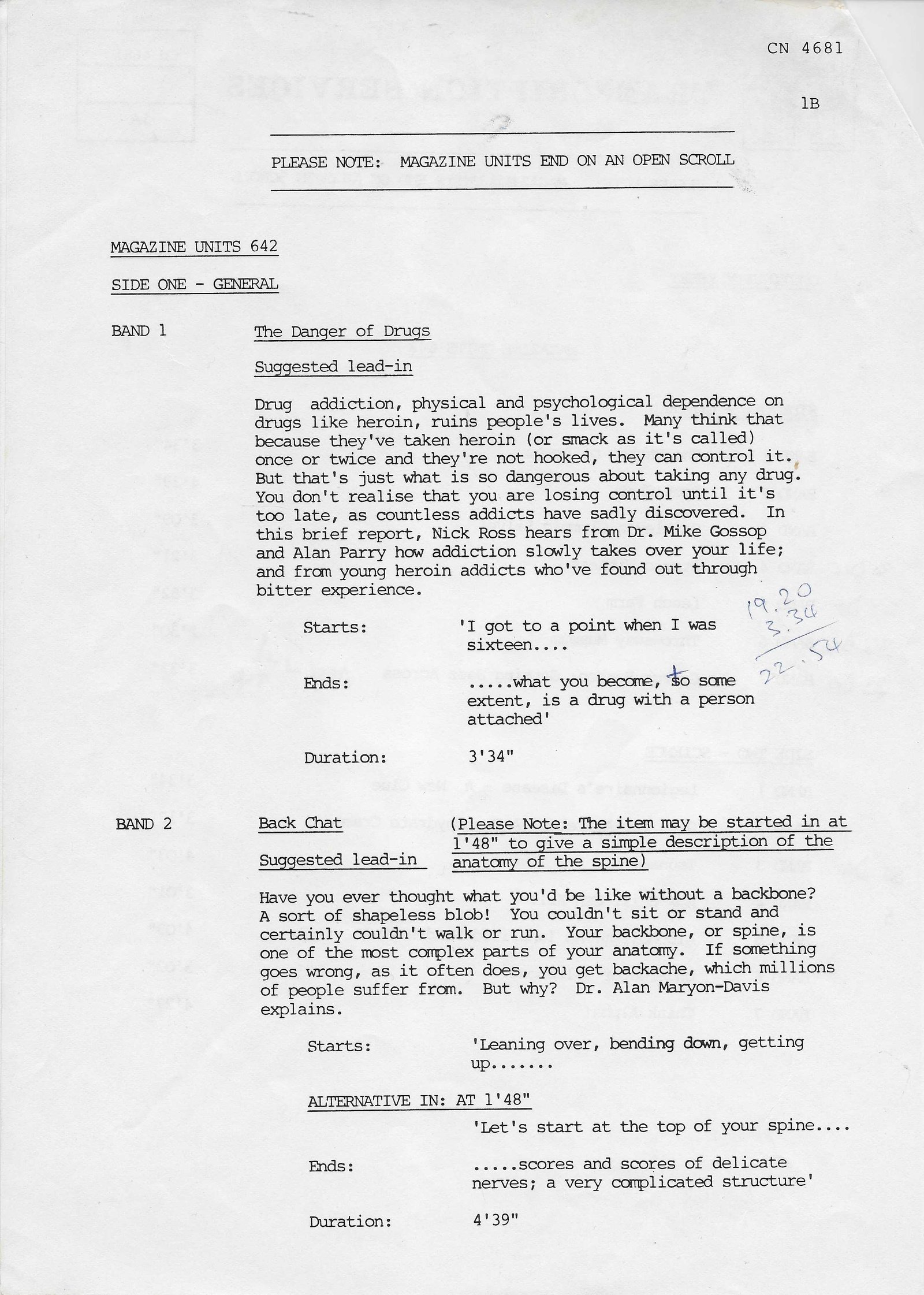 Inserts from CN 4681